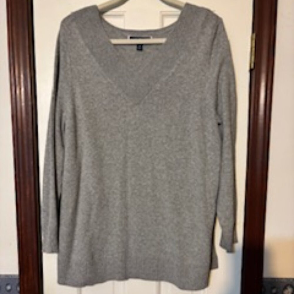 Karen Scott V neck long sleeved sweater 2XL